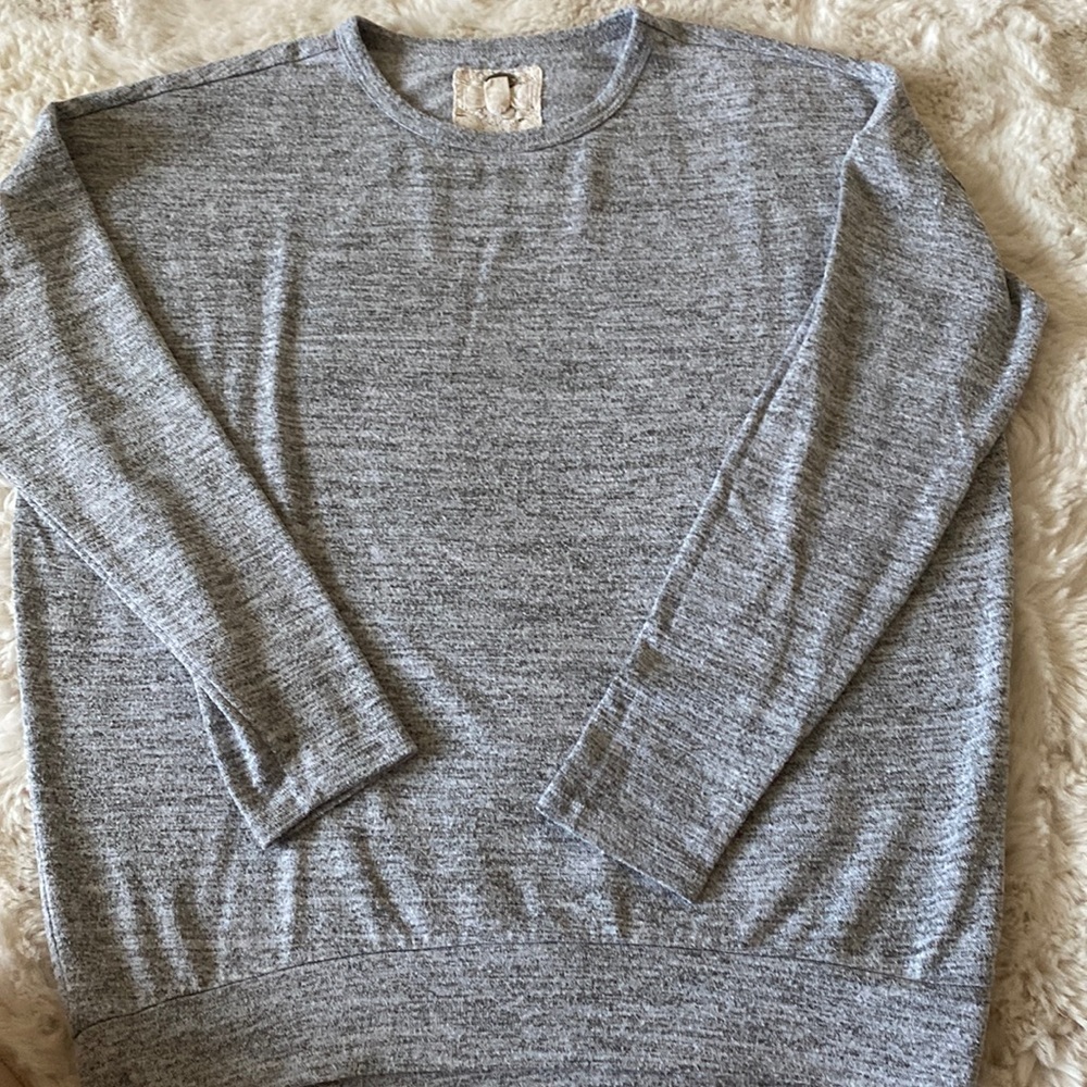 Gray thin sweater